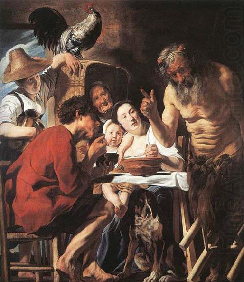 Satyr and Peasant, Jacob Jordaens